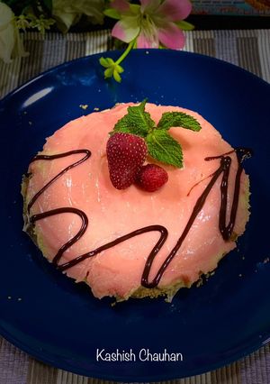 A picture of No Bake Cheese Cake (𝗪𝐢𝐭𝐡𝐨𝐮𝐭 𝐂𝐫𝐞𝐚𝐦 𝐂𝐡𝐞𝐞𝐬𝐞).