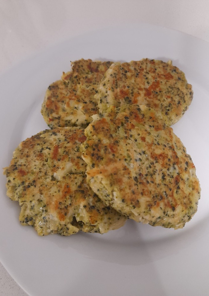 Una foto de Hamburguesas de Brócoli 🥦