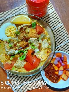 Foto resep Soto Betawi Ayam Kampung (bukan daging suwir)