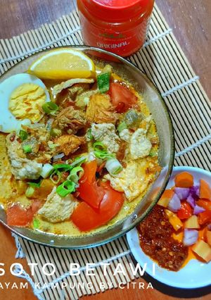 Foto resep Soto Betawi Ayam Kampung (bukan daging suwir)