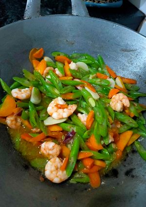 Foto resep Tumis sayur udang