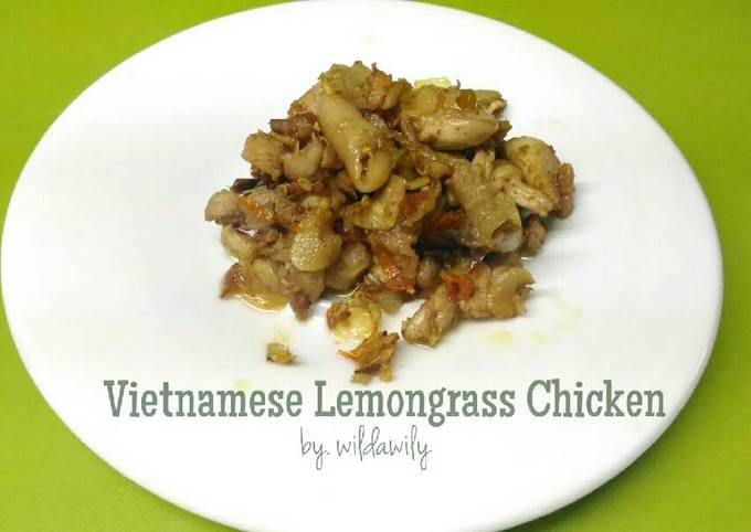 Vietnamese Lemongrass Chicken (ayam masak sereh)