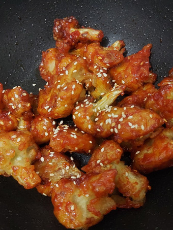 Cara Membuat Vegetarian Korean Fried Chicken (Kembang Kol) Murah