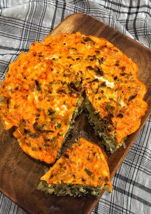 Hình của món Chả trứng ức gà healthy.
