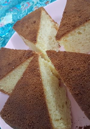 عکسی از دستور کیک وانیلی😋