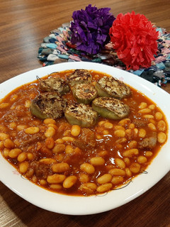 عکسی از دستور خورش لوبیا سفید 🍛
