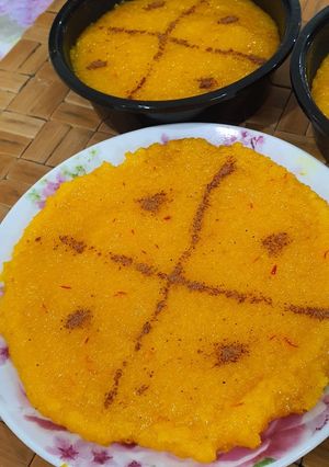 صورة لوصفة حلوى العيش او الأرز