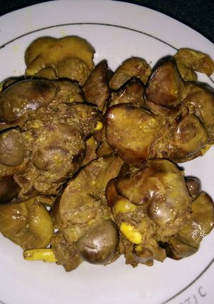 Foto resep Ati Ampela Ungkep Stock Lauk Incess Hasna