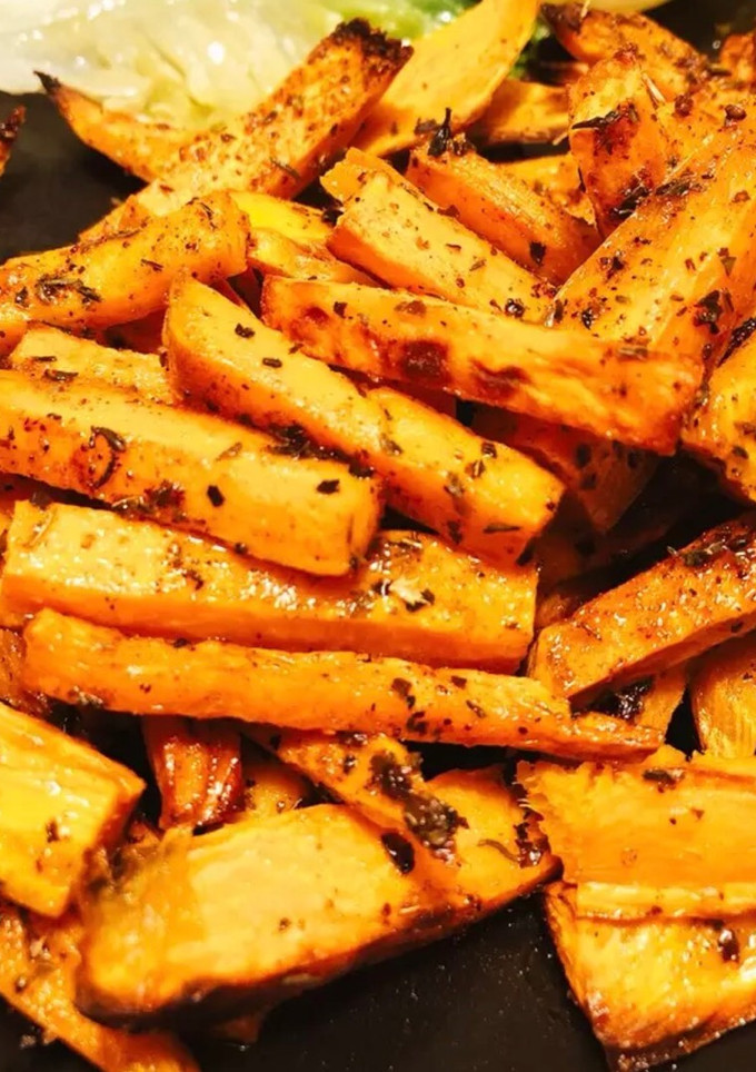 Una foto de Patatas fritas de boniato