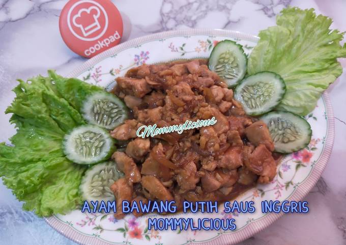 Cara membuat Ayam bawang putih saus Inggris Mommylicious MPASI 12+ Cara membuat Ayam bawang putih saus Inggris Mommylicious MPASI 12+