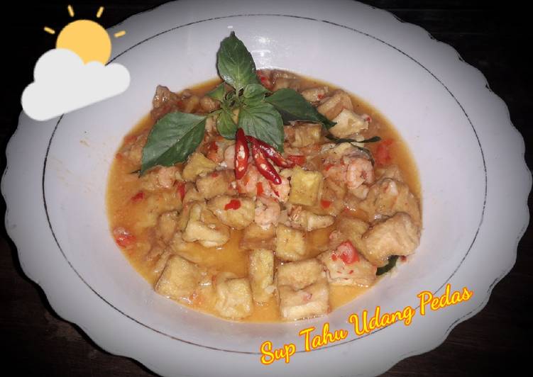 Sup Tahu Udang Pedas