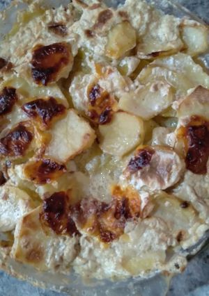 Una foto de Papas ala crema