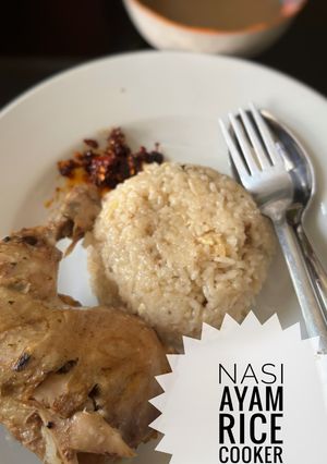Foto resep Nasi Ayam Rice Cooker
