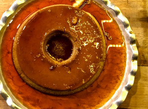 Una foto de Flan de yemas de huevo
