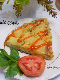 Foto resep Omelet Sayur