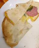 Low fat spinach & vegan cheese wrap pasty. (Airfryer)#goldenapron23