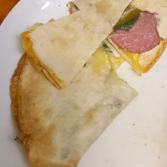 A picture of Low fat spinach & vegan cheese wrap pasty. (Airfryer)#goldenapron23.