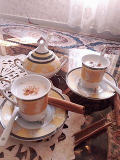 عکسی از دستور شیرعسل دارچینی