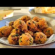 A picture of Gateaux piments (chili cakes).