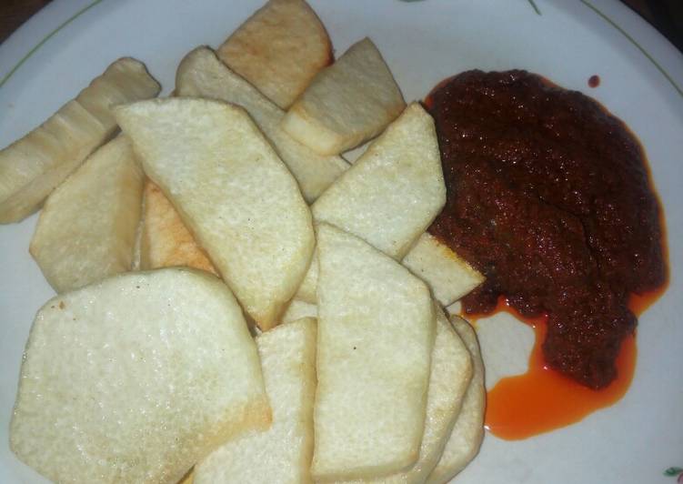 Step-by-Step Guide to Make Award-winning Fried yam with stew
