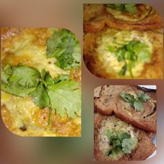 A picture of Spanish egg bread....with desi recipy..