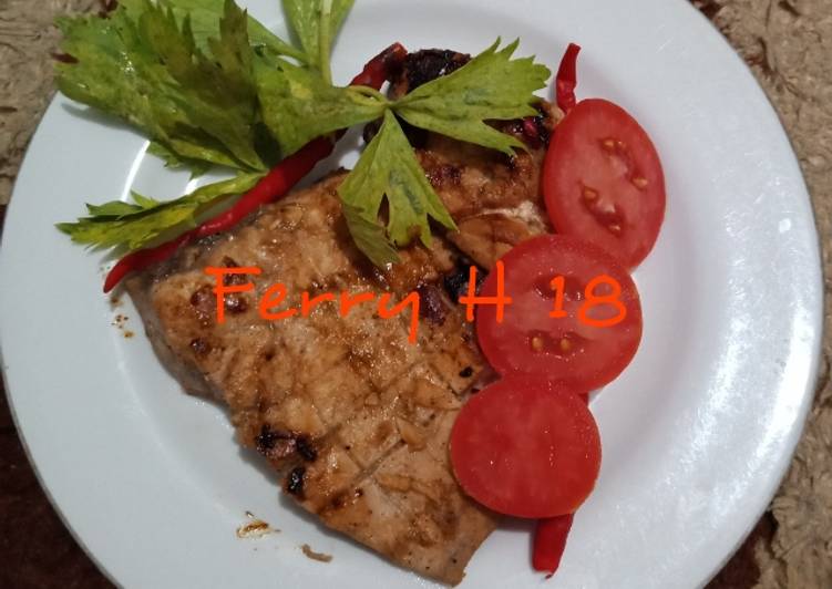 Langkah Mudah untuk Menyiapkan Grilled Fish Teriyaki No Minyak Anti Gagal