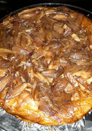Une photo de Tatin d'échalotes