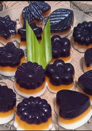 Foto resep Lapis talam ubi kuning dan ungu