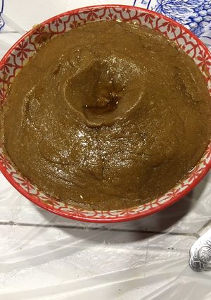 صورة لوصفة العصيدة الحساوية