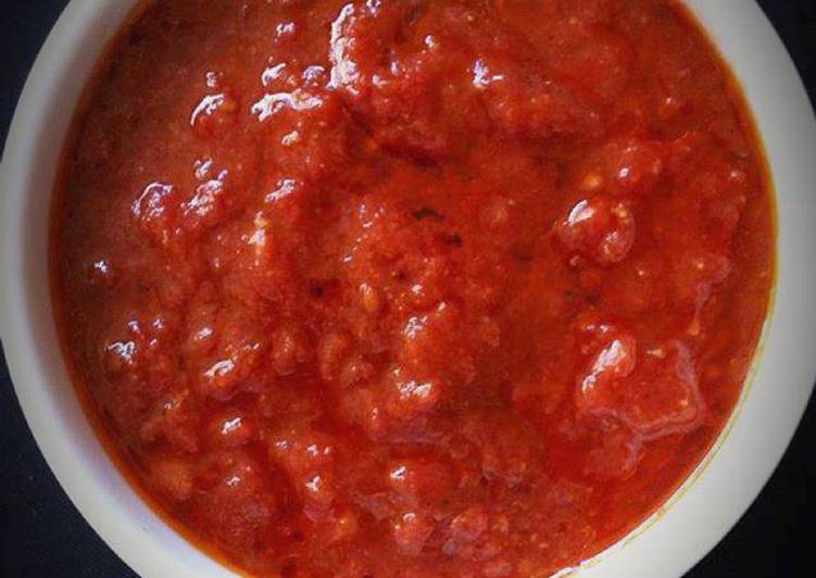 Salsa Marinara Receta de Chef Diosa Cookpad
