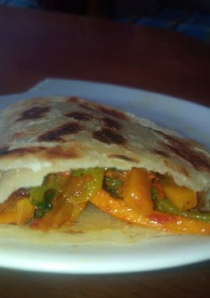 A picture of Chapati Veg Roll.