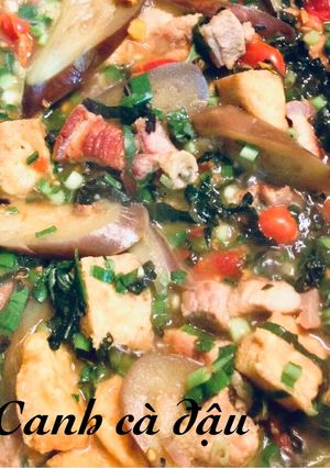 Hình của món Canh cà đậu.