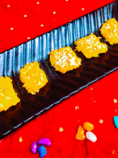 A picture of Mango Kalakand.