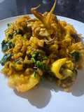 Easy seafood paella