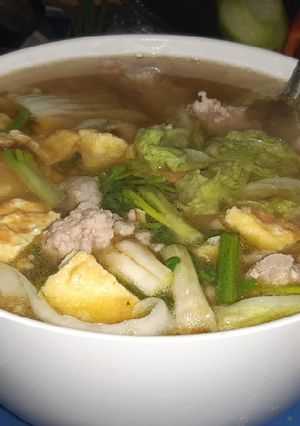 รูปของ แกงจืดหมูสับไข่น้ำ