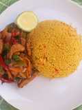 Cous cous and Chicken stir fry