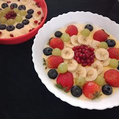 A picture of Fruit custard.