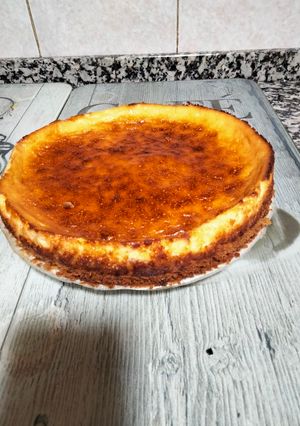Una foto de Tarta de Queso Manchego Esponjoso al horno