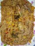 Taliyar Hausa with Irish and chicken