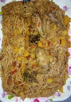 A picture of Taliyar Hausa with Irish and chicken.