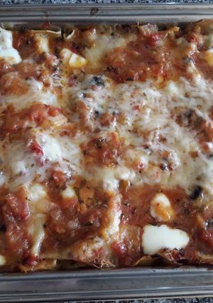 Una foto de Canelones de espinaca