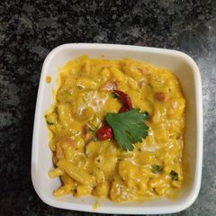 A picture of Sev bhaji.