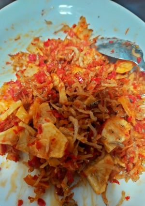 Foto resep Teri kentang balado