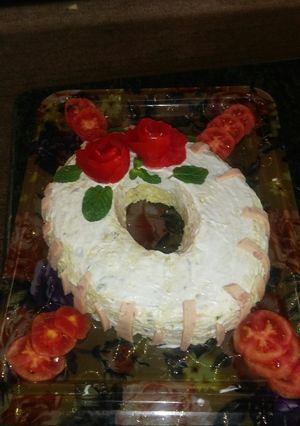 عکسی از دستور سالاد الویه