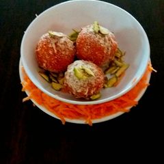 A picture of Carrot laddu.