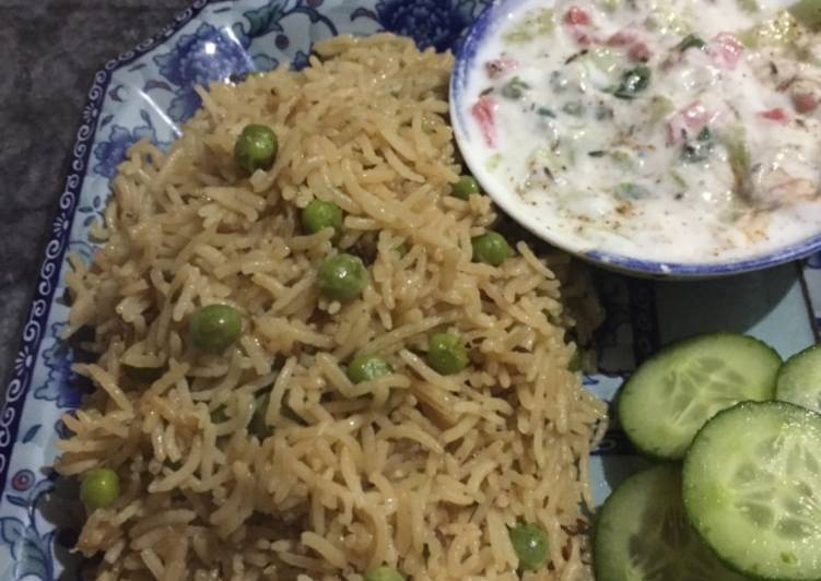 Steps to Make Quick Mater pulao