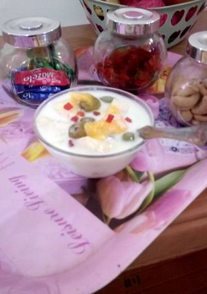 A picture of Fruit cream.