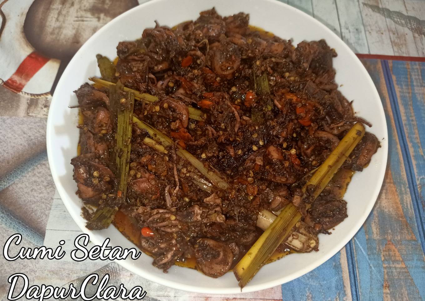 56. Cumi hitam sambal setan (Cumi Rica2)