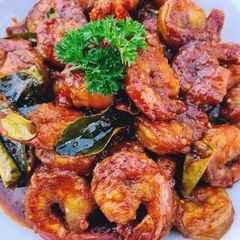 Spicy Prawns with Oyster Sauce A picture of Spicy Prawns with Oyster Sauce.