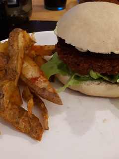 Una foto de Hamburguesas de soja - vegana
